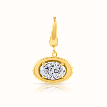 Élan 2 Carat Lab Grown Diamond Charm Pendant - AVIR New York