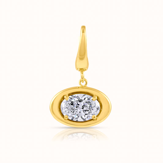 Élan 2 Carat Lab Grown Diamond Charm Pendant - AVIR New York