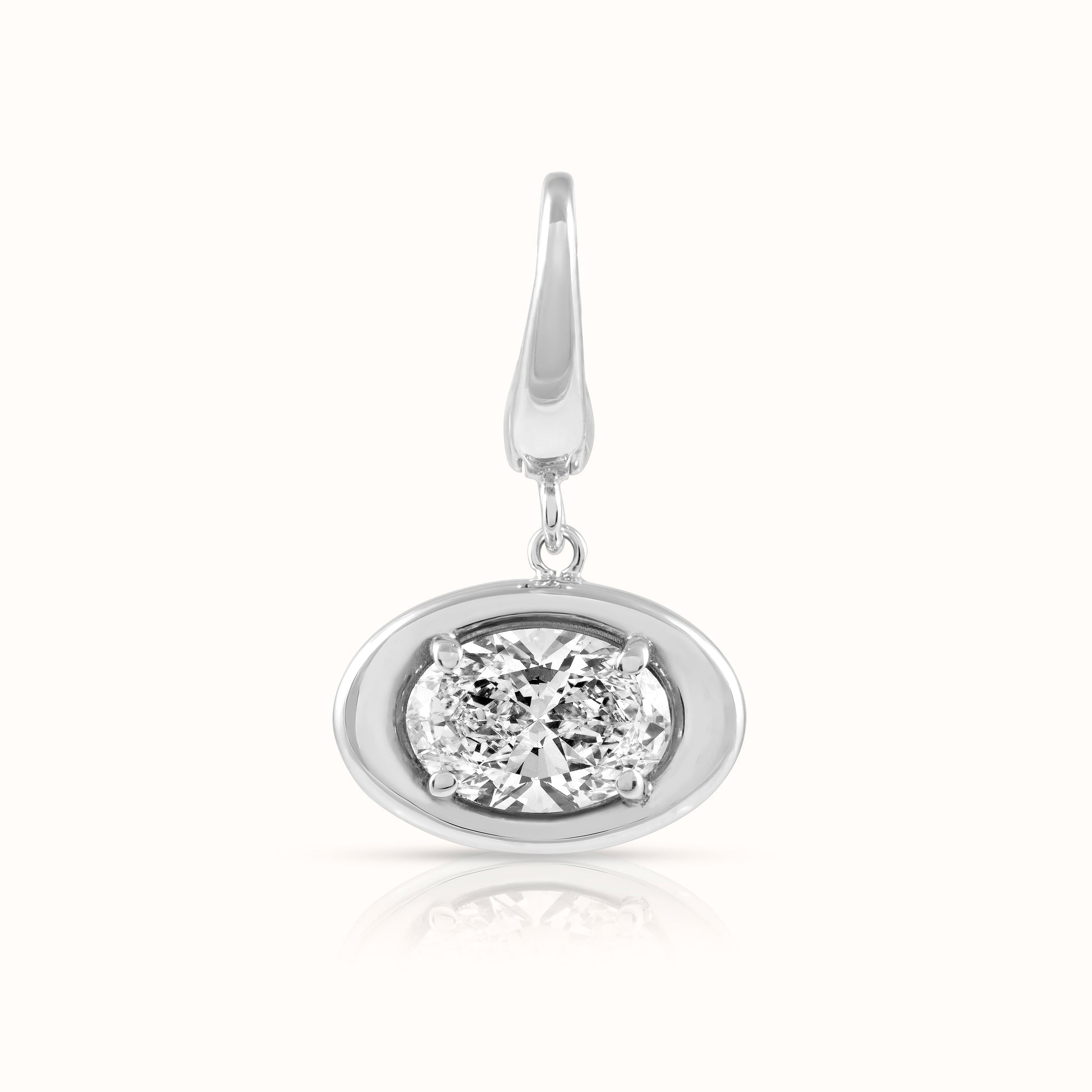 Élan 2 Carat Lab Grown Diamond Charm Pendant - AVIR New York