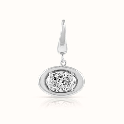 Élan 2 Carat Lab Grown Diamond Charm Pendant - AVIR New York