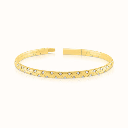 Lab Grown Diamond Studded Bangle