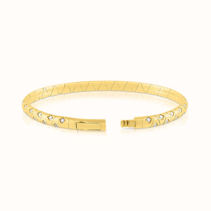 Lab Grown Diamond Studded Bangle