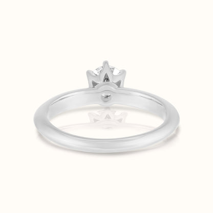 Classic Six Prong Round Lab Grown Diamond Ring