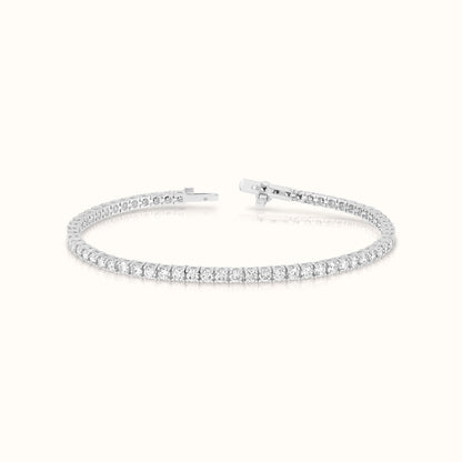 Classic 4 Prong Lab Grown Diamond Tennis Bracelet