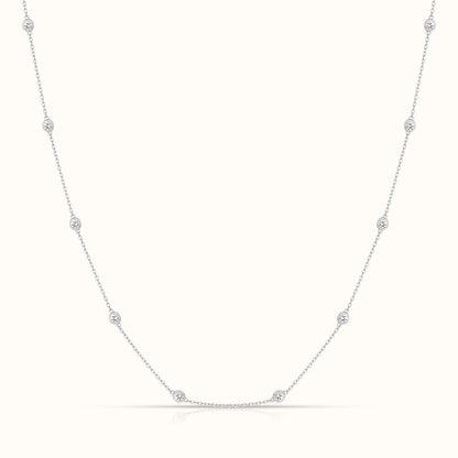 Lab Grown Diamond By The Yard Necklace