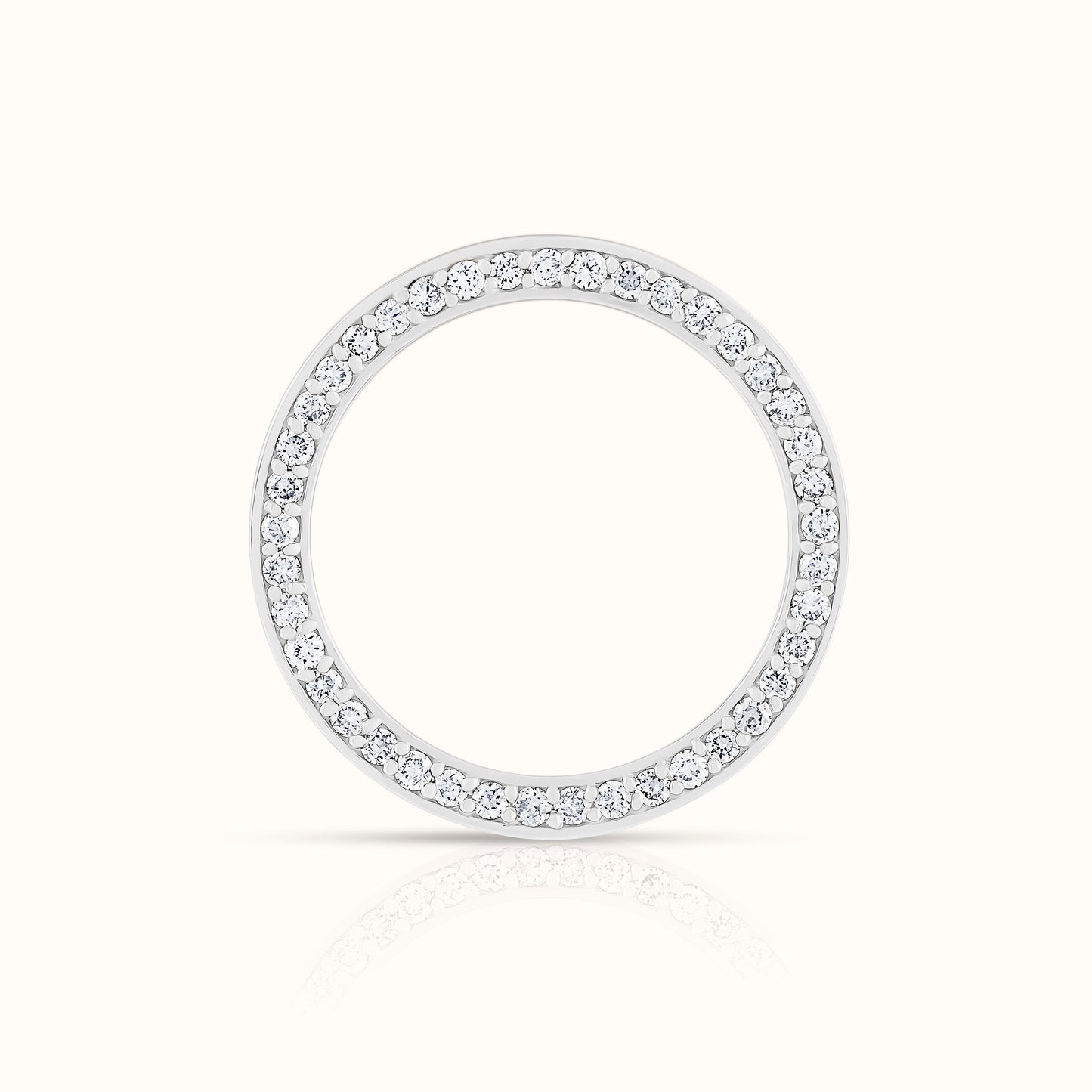 5MM Cigar Band with Lab Grown Diamond