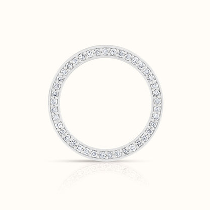 5MM Cigar Band with Lab Grown Diamond