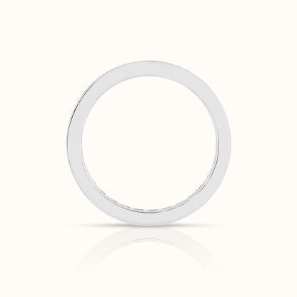 Rainbow Sapphire Channel Set Ring