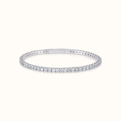 Flexible Lab Grown Diamond Tennis Bangle
