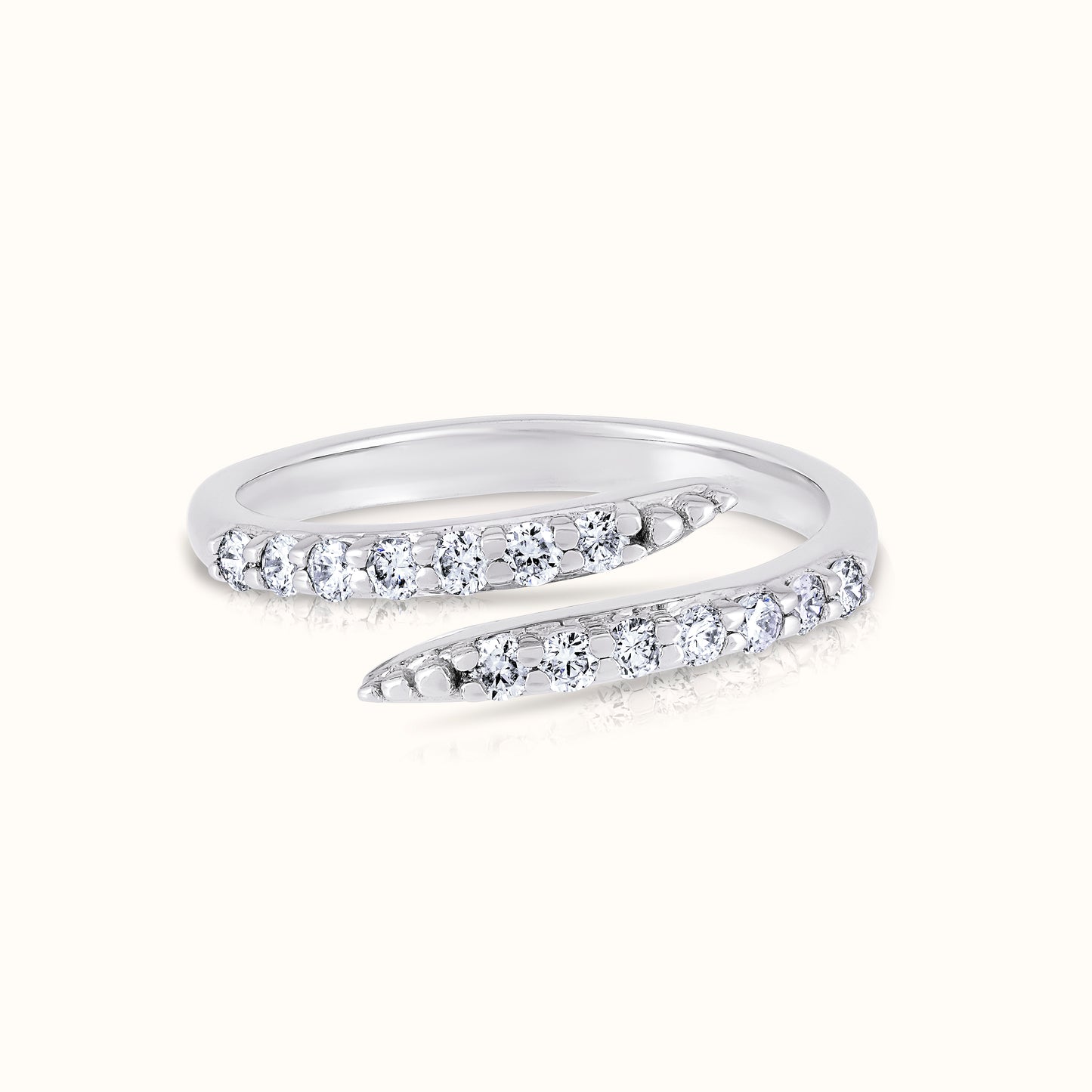 Open Wrap Lab Grown Diamond Ring