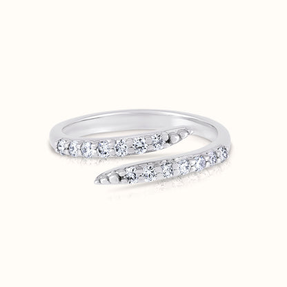 Open Wrap Lab Grown Diamond Ring