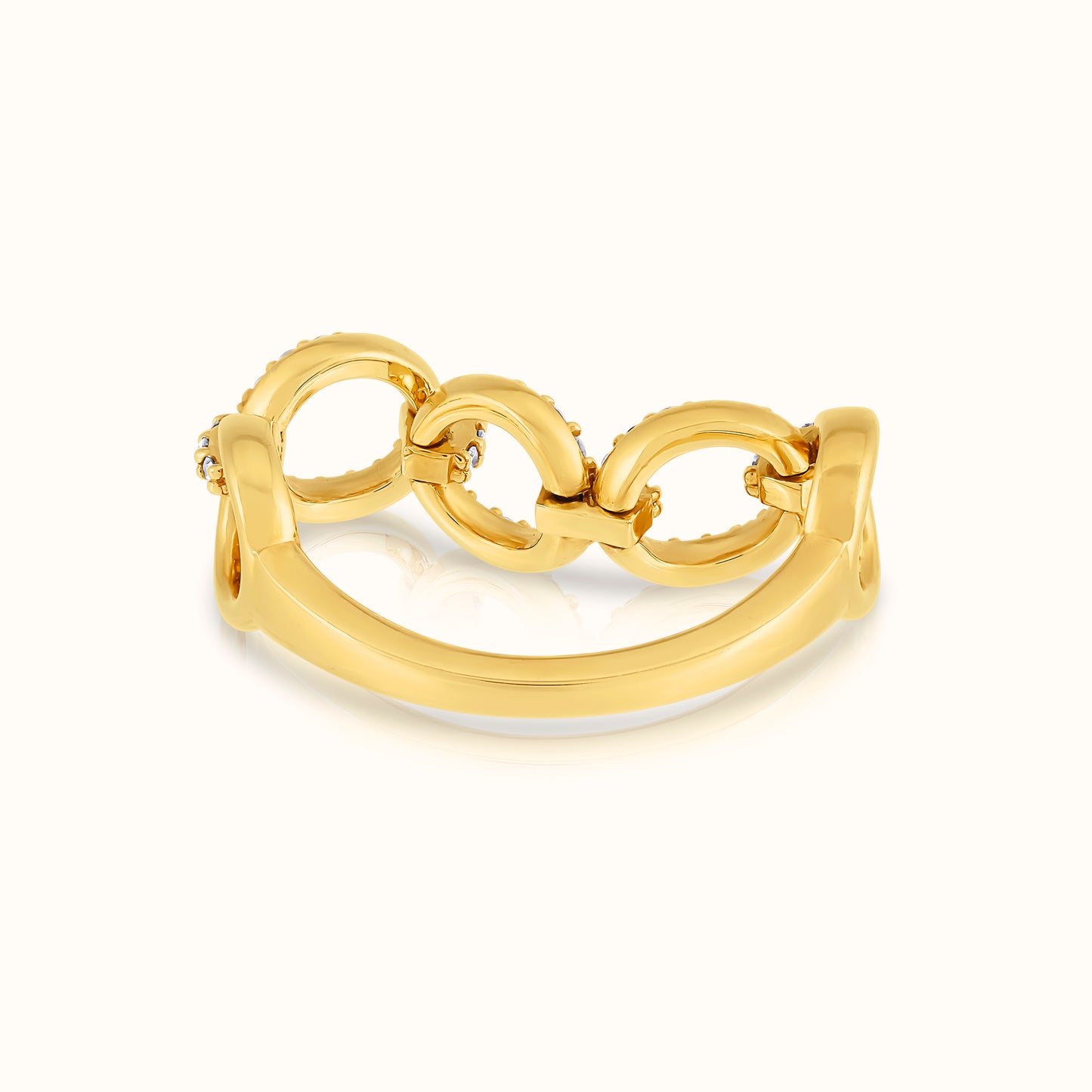 Halfway Lab Grown Diamond Link Ring