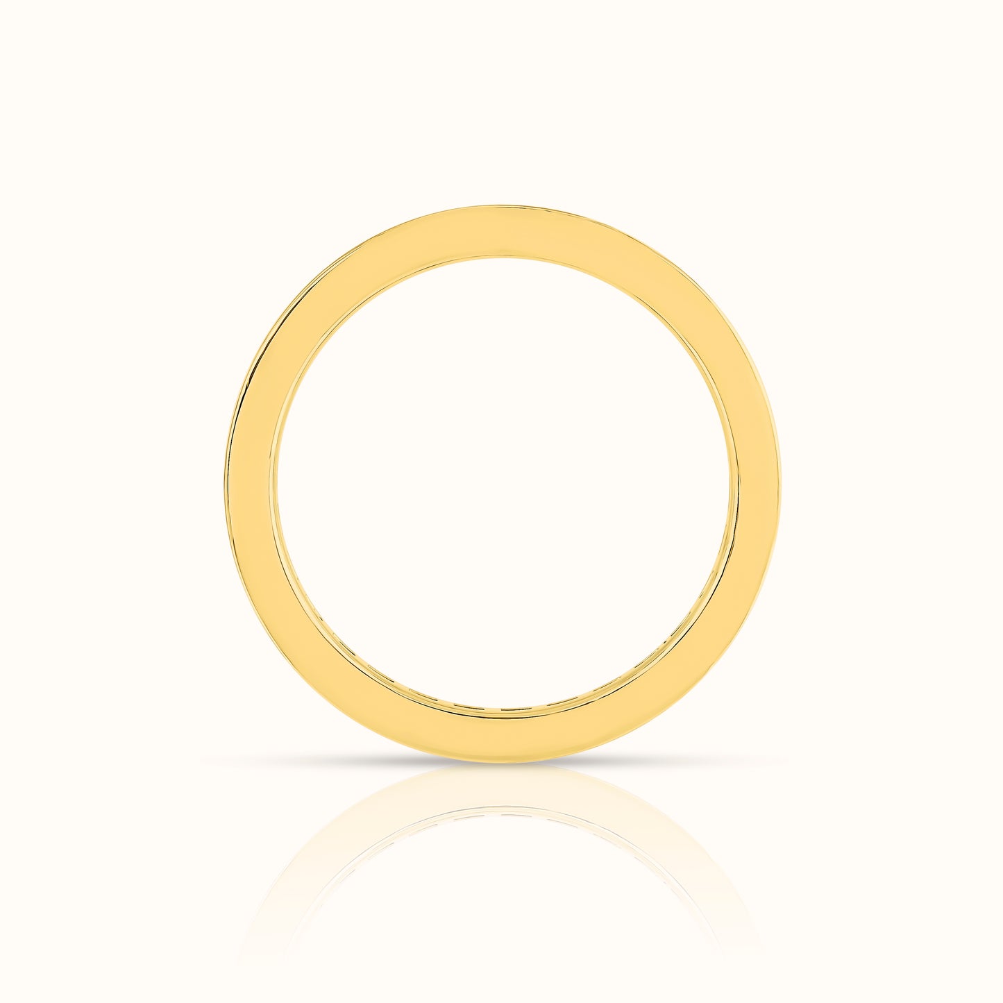 Rainbow Sapphire Channel Set Ring