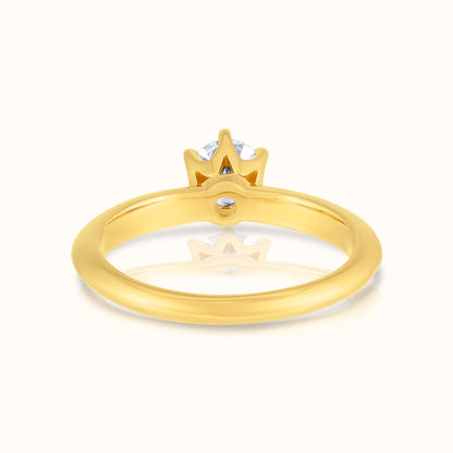 Classic Six Prong Round Lab Grown Diamond Ring