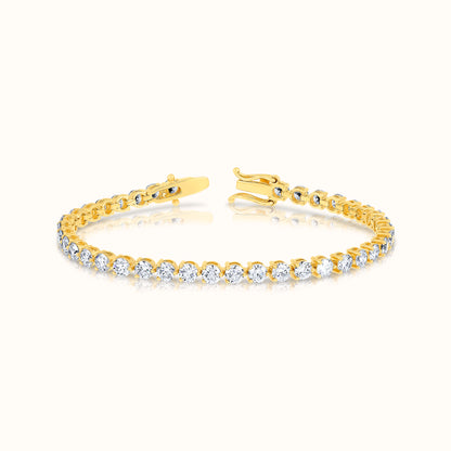 3 Prong Lab Grown Diamond Bracelet