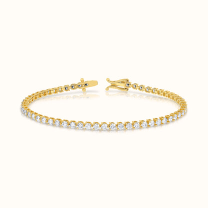 3 Prong Lab Grown Diamond Bracelet