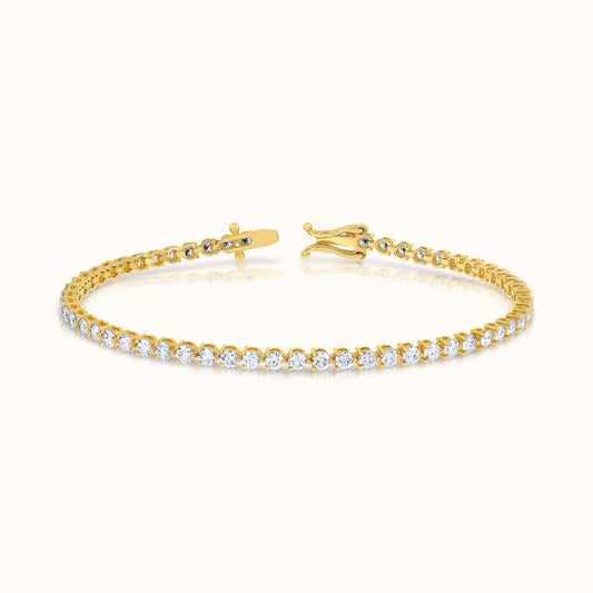 3 Prong Lab Grown Diamond Bracelet