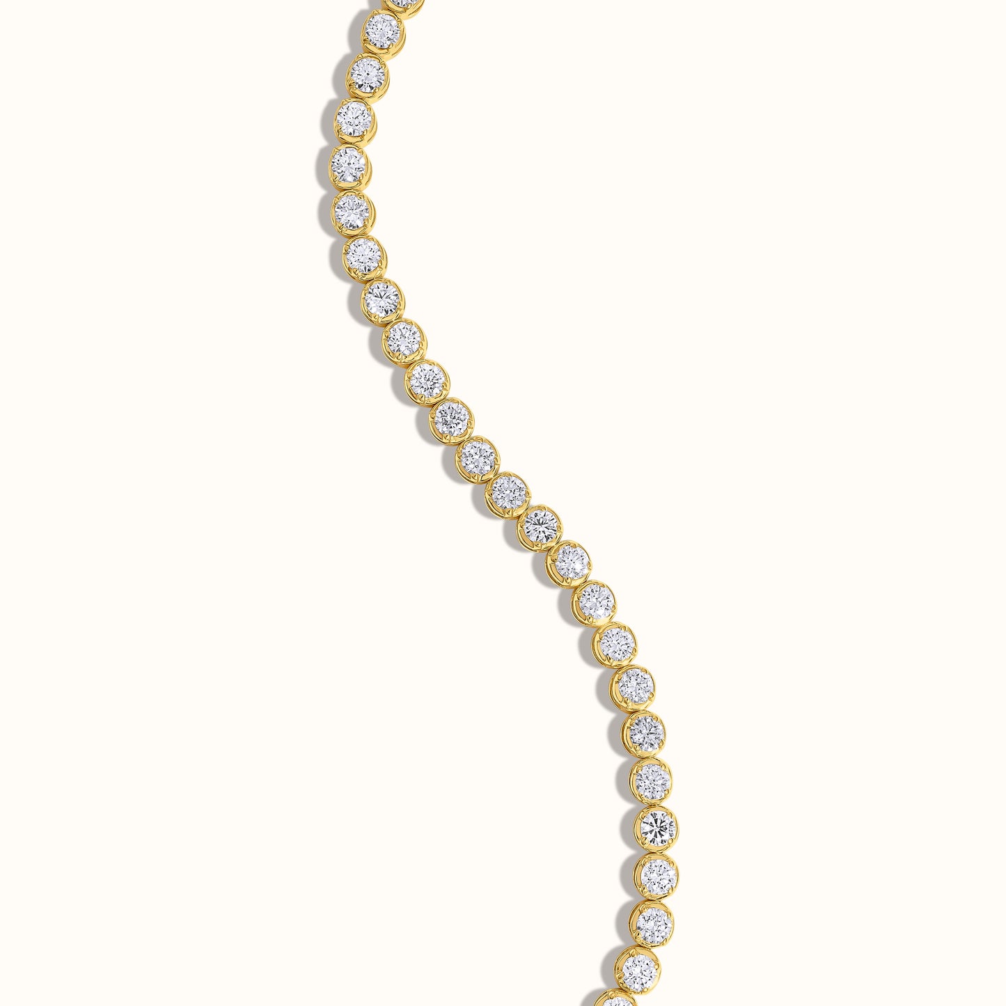 Lab Grown Diamond Cupcake Set Tennis Bracelet