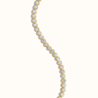 Lab Grown Diamond Cupcake Set Tennis Bracelet