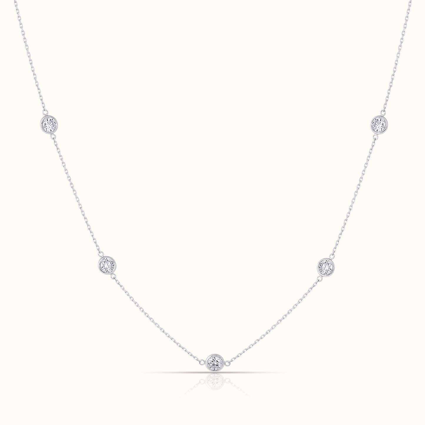 Diamond by the yard 2.50 Carat Lab Grown Diamond Necklace