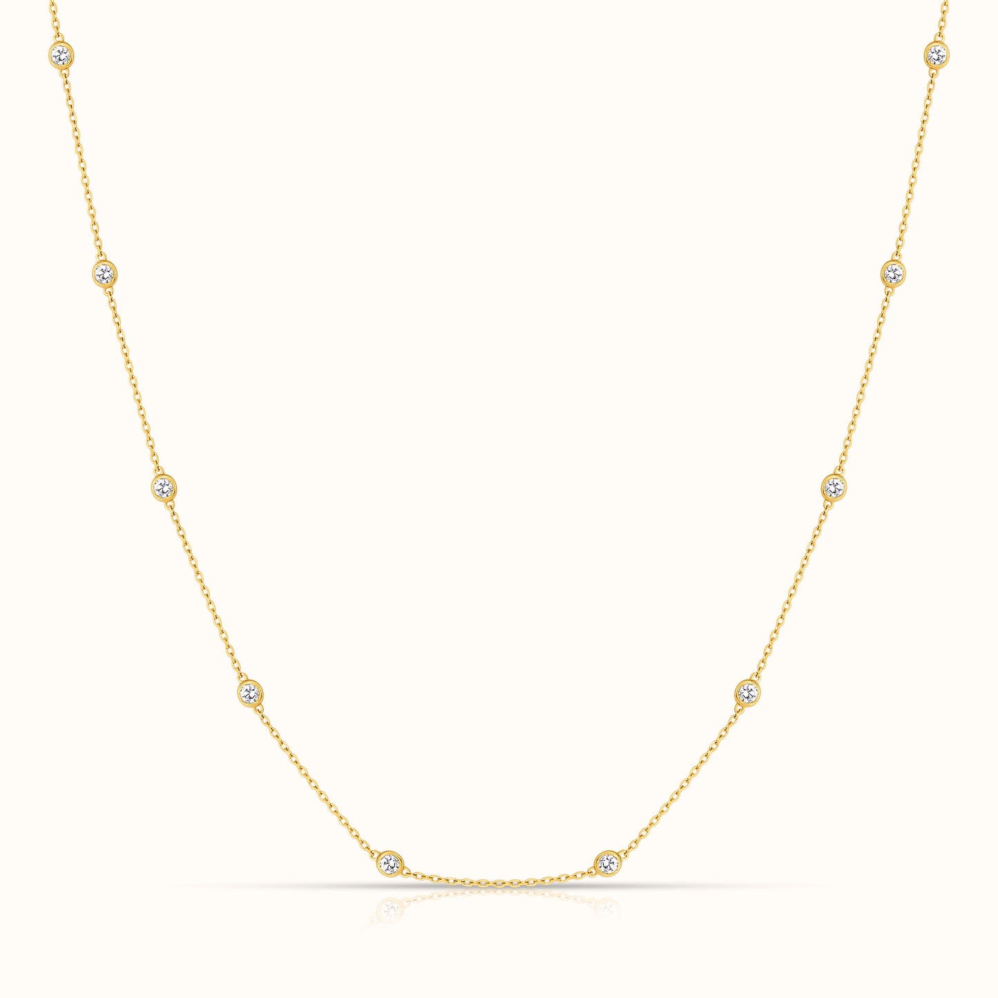 Lab Grown Diamond By The Yard Necklace