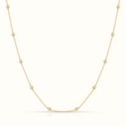 Lab Grown Diamond By The Yard Necklace