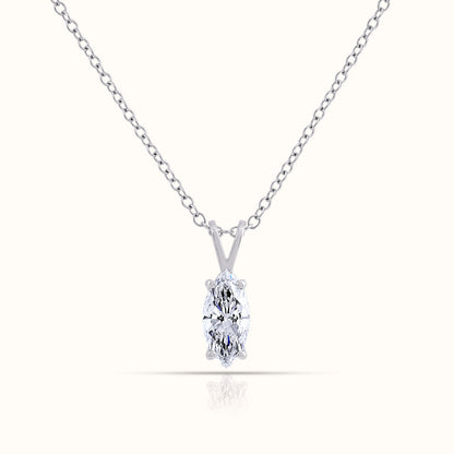 Solitaire Marquise Lab Grown Diamond Signature Set