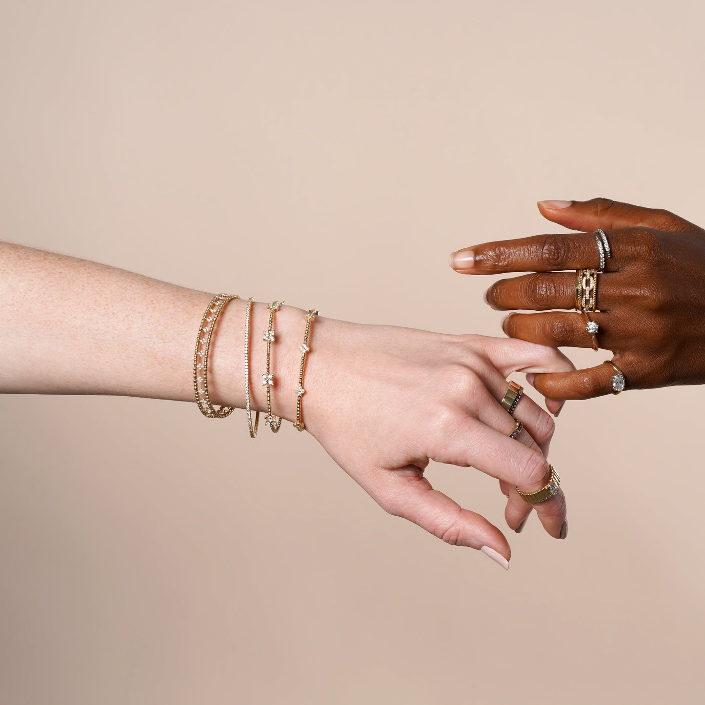 Flexible Lab Grown Diamond Tennis Bangle