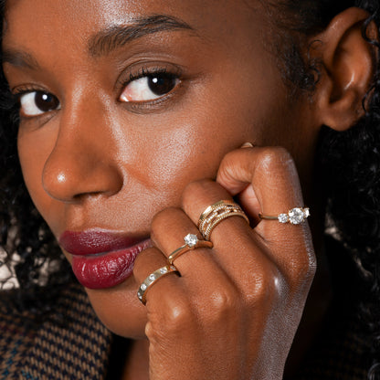 Classic Six Prong Round Lab Grown Diamond Ring