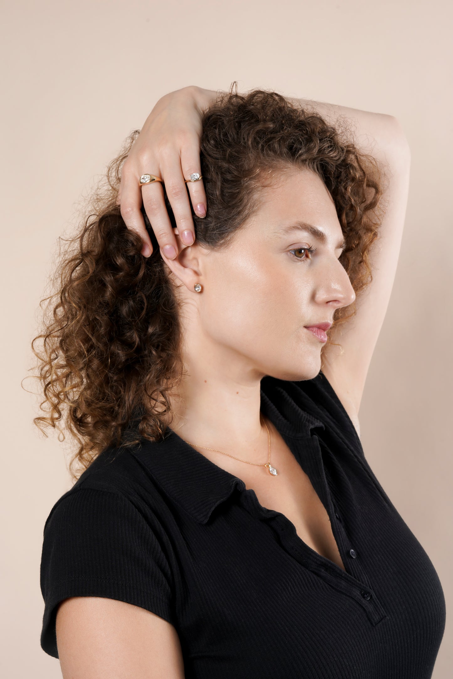 IGI Certified Oval Cut Bezel Set Lab Grown Diamond Stud Earrings