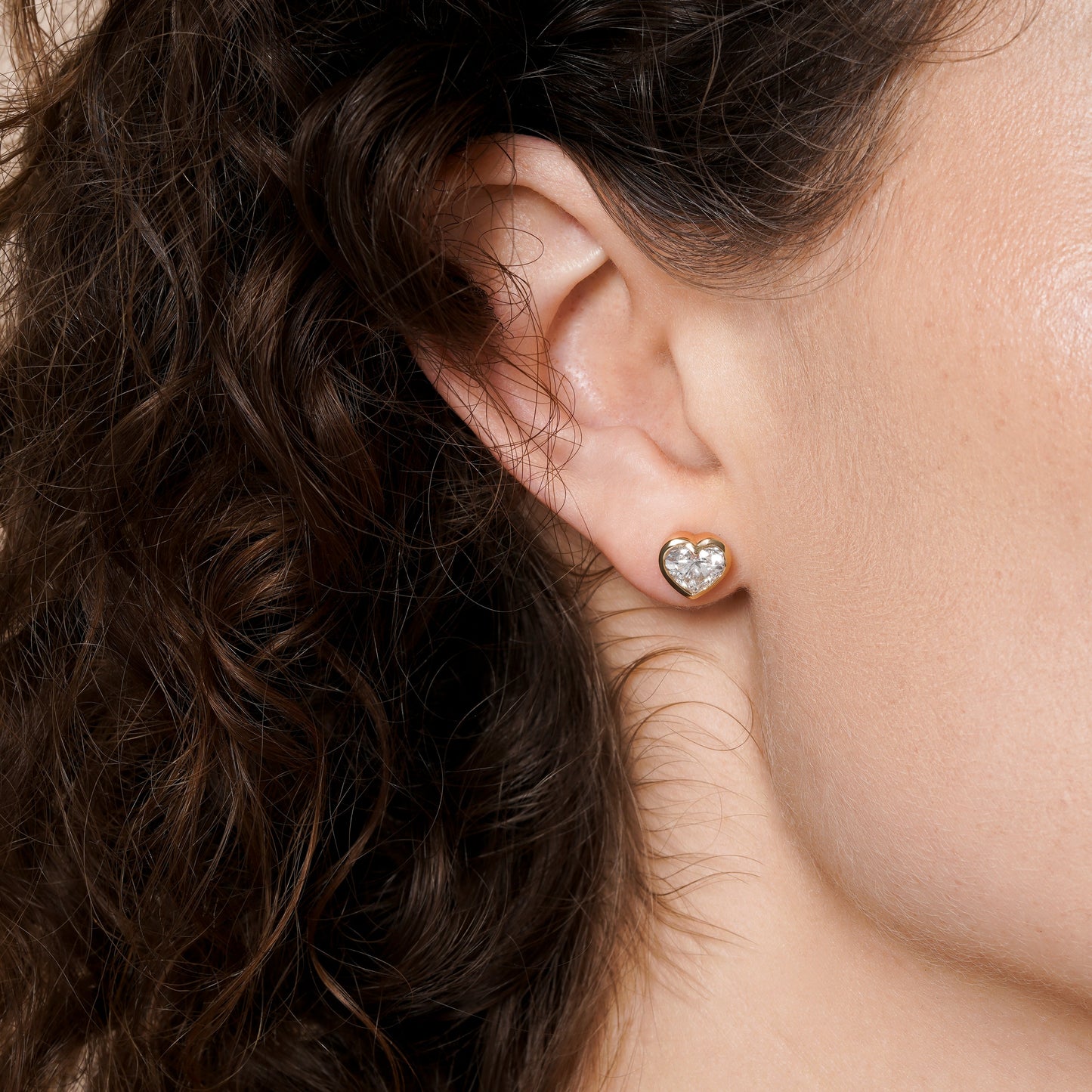 Bezel Heart Lab Grown Diamond Signature Set