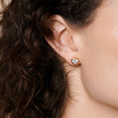 Bezel Heart Lab Grown Diamond Signature Set