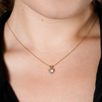 Bezel Heart Lab Grown Diamond Signature Set