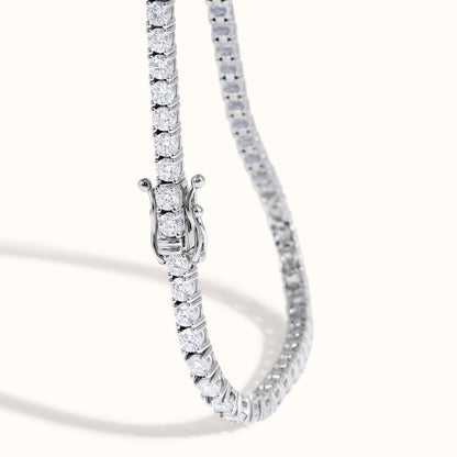 Classic 4 Prong Natural Diamond Tennis Bracelet - AVIR New York