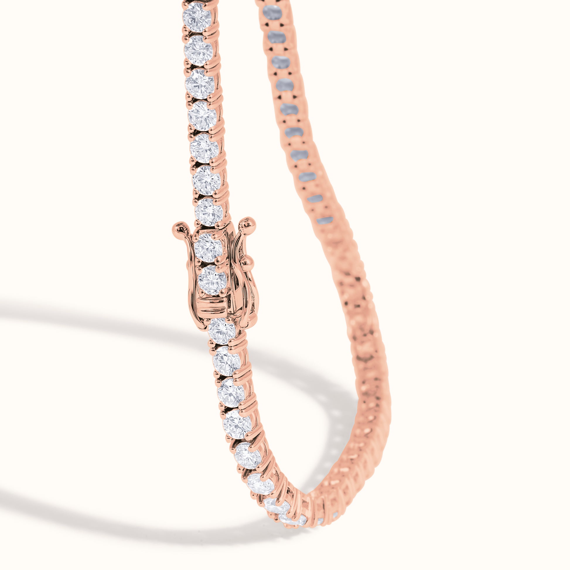 Classic 4 Prong Natural Diamond Tennis Bracelet - AVIR New York