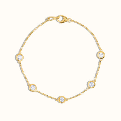 Diamond by the Yard Lab Grown Diamond Bracelet and 16 Inch Necklace Set - AVIR New York