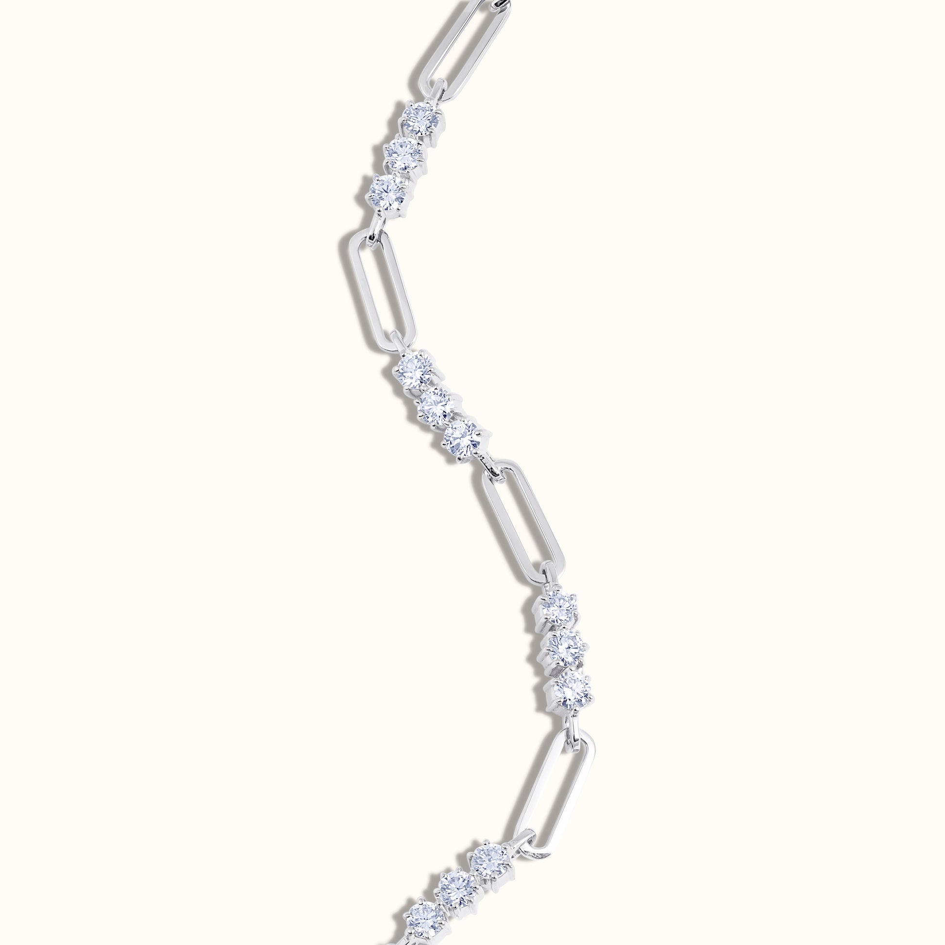 Trio Natural Diamond Link Bracelet - AVIR New York