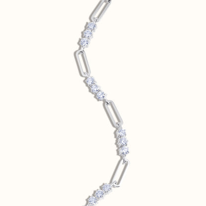 Trio Natural Diamond Link Bracelet - AVIR New York