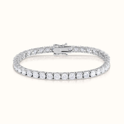 Classic 4 Prong Natural Diamond Tennis Bracelet - AVIR New York