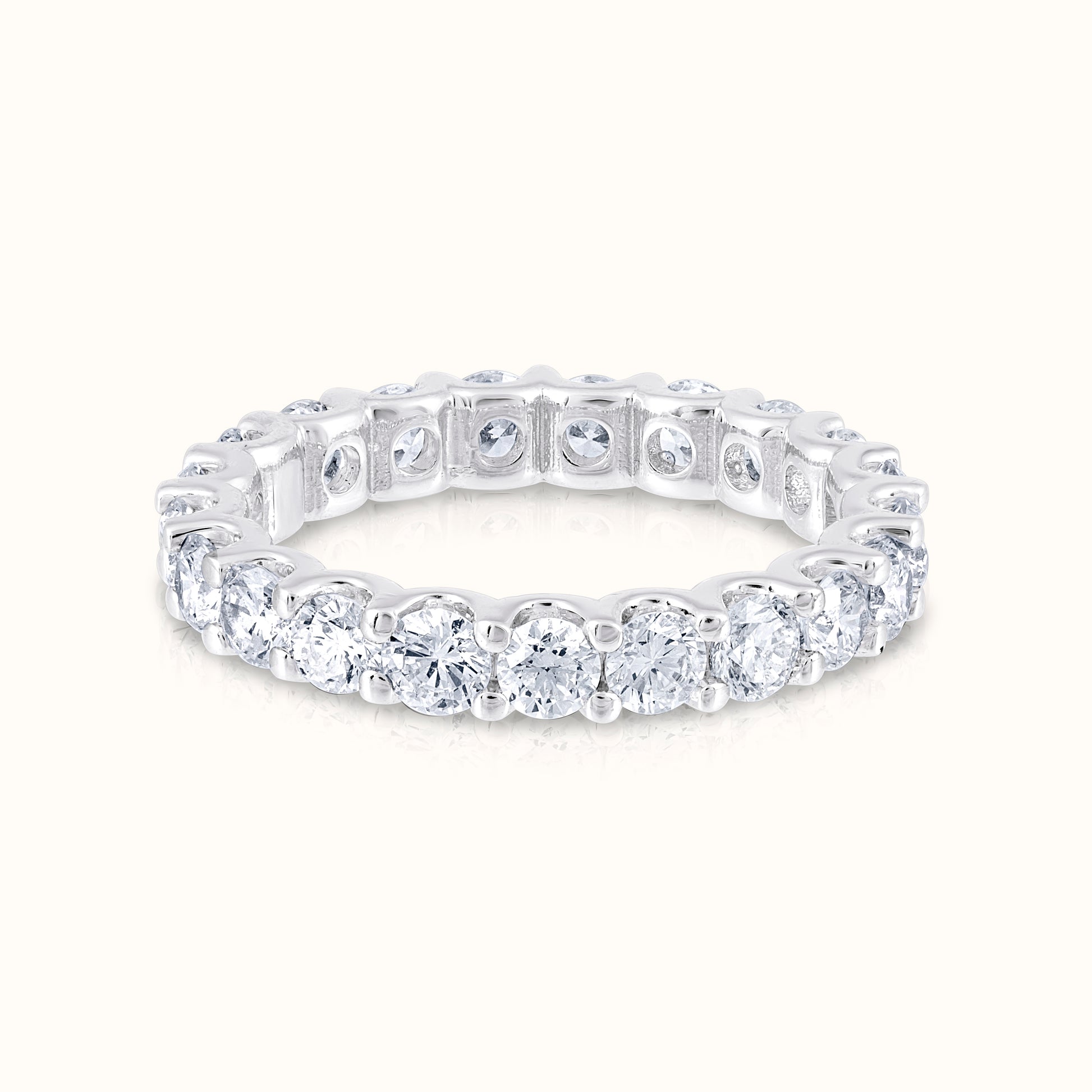 2.00 Carat Full Eternity Natural Diamond Band - AVIR New York