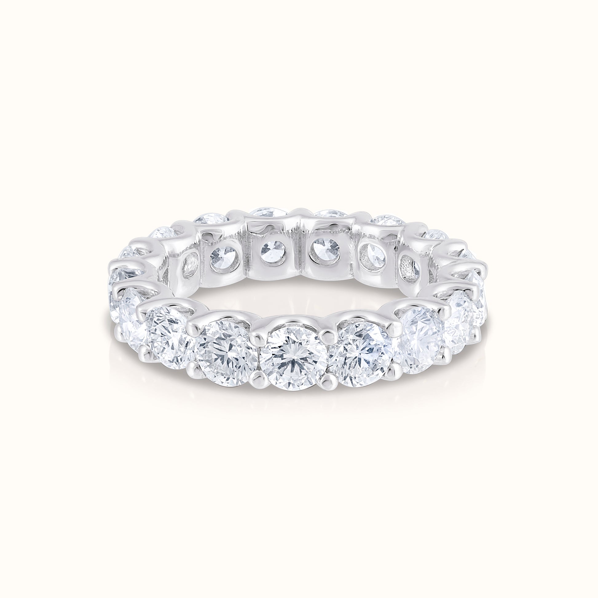 4.00 Carat Full Eternity Natural Diamond Band - AVIR New York