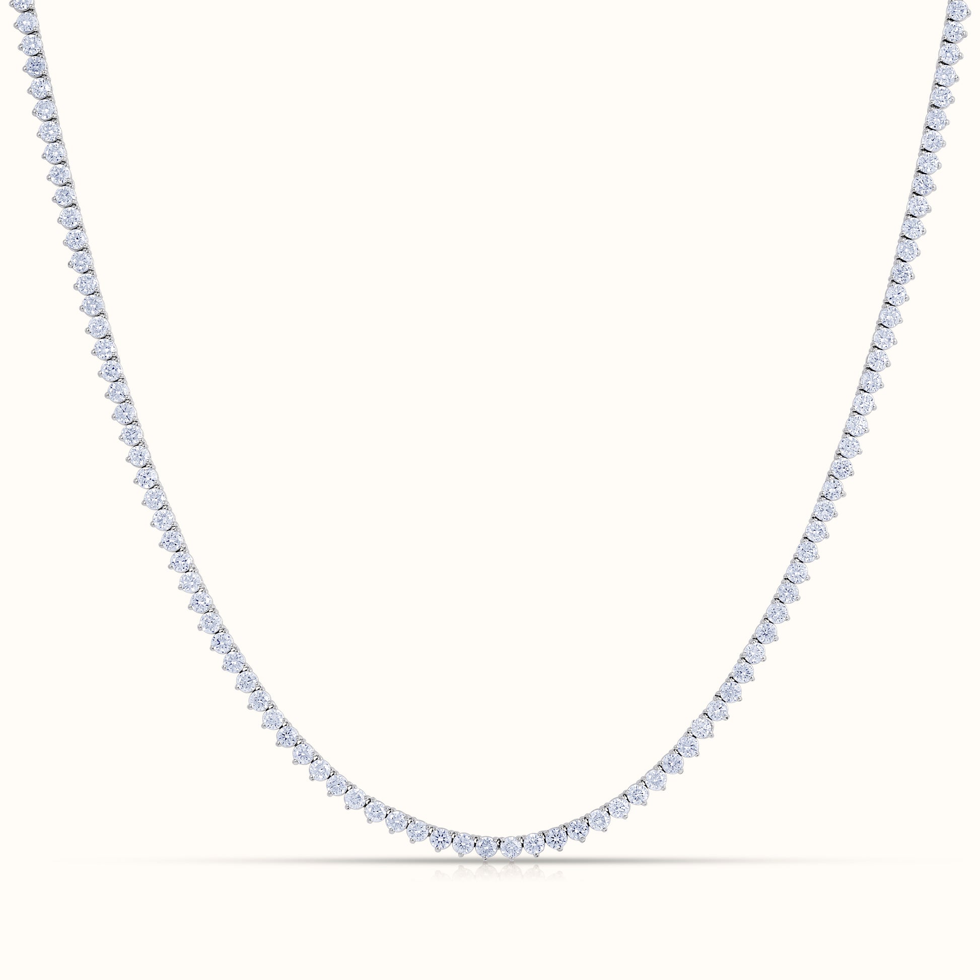 4 Prong Lab Grown Diamond Solitaire 16 Inch Necklace, Studs and Bracelet Set - AVIR New York