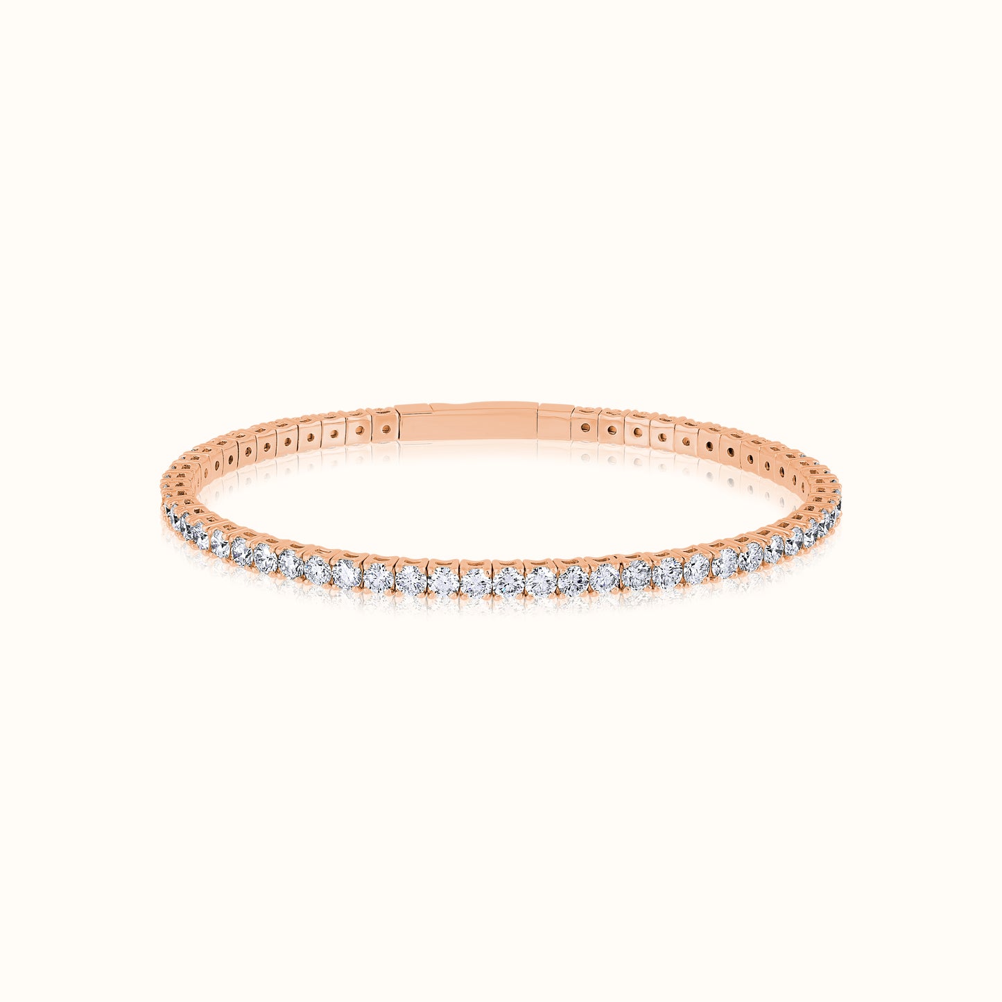 Flexible Lab Grown Diamond Tennis Bangle