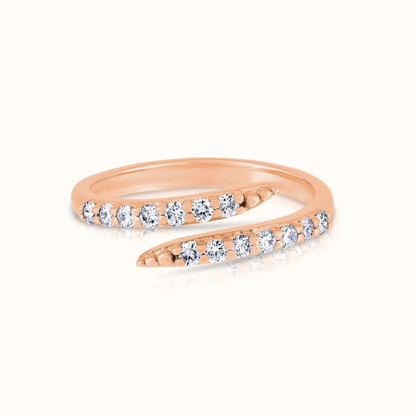Open Wrap Lab Grown Diamond Ring
