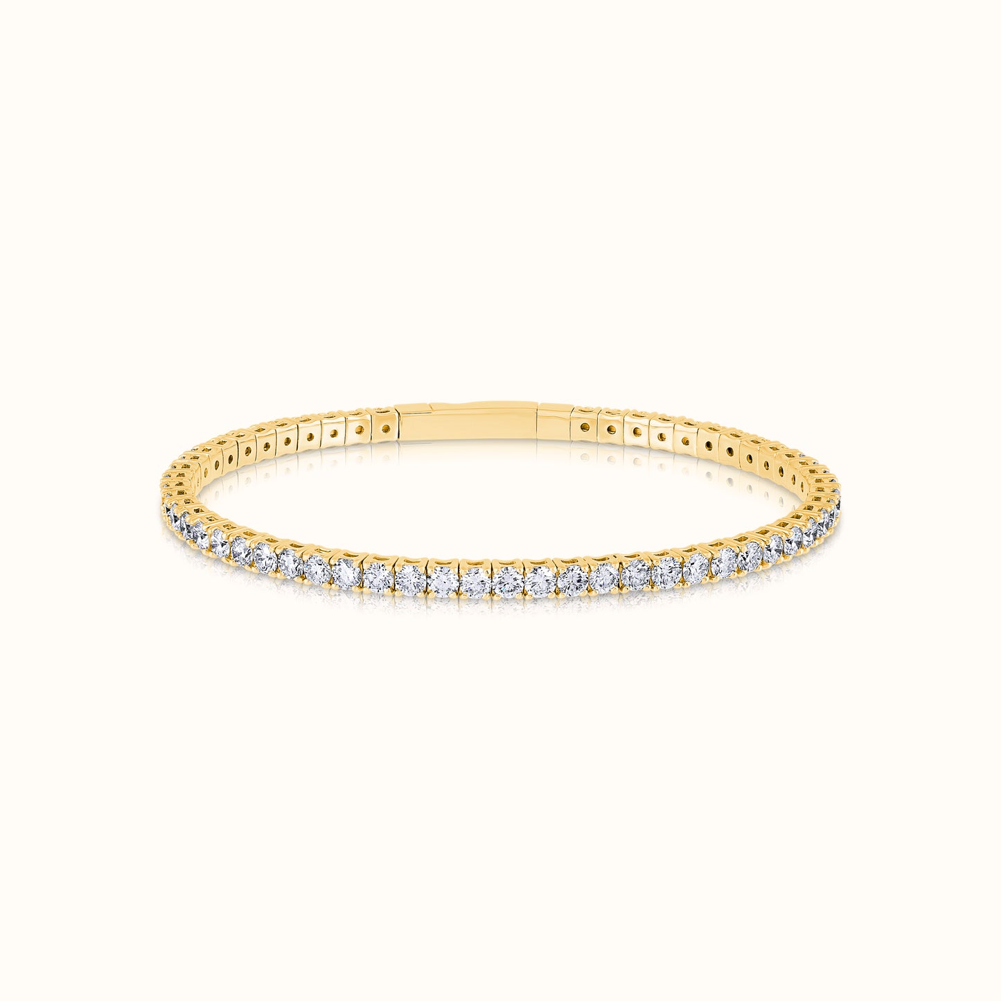 Flexible Lab Grown Diamond Tennis Bangle