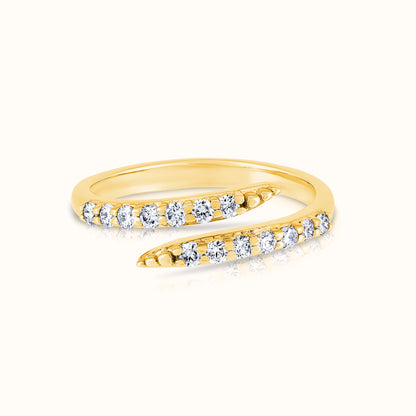 Open Wrap Lab Grown Diamond Ring